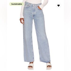 Agolde Low Rise Baggy Jeans